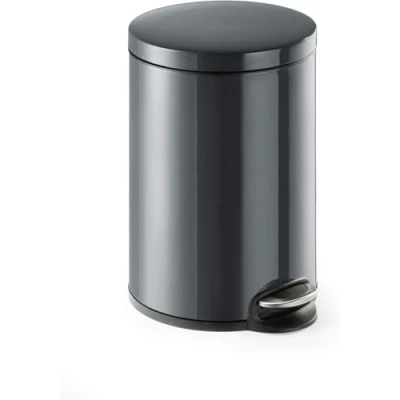 Abbildung von Durable Treteimer Metall rund 20, mit Absenkautomatik und herausnehmbaren Inneneimer 20 L, 1 Stück, 341258