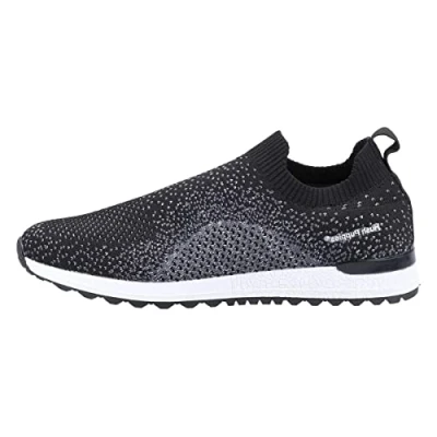 Abbildung von Hush Puppies Damen Ennis Trainer Sneaker, Schwarz, 39 EU