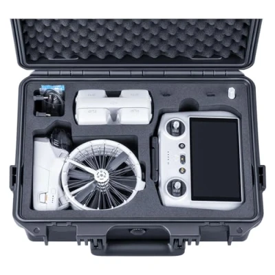 Abbildung von Lykus Titan FP110 Wasserdicht Tasche/Koffer/Case für DJI Flip Drohne und RC 2/RC N3, Unterstützung bis zu 7 Akkus [NUR Koffer]