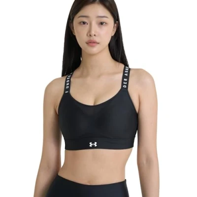 Abbildung von Under Armour Damen UA Infinity High Sport BH, Black / White, S