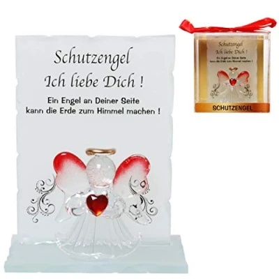Abbildung von Udo Schmidt Kristall Schutzengel Ich Liebe Dich Geschenk von Herzen