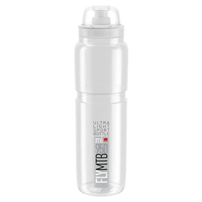 Abbildung von Elite Fly Mtb Trinkflasche Klar/Grau 950ml