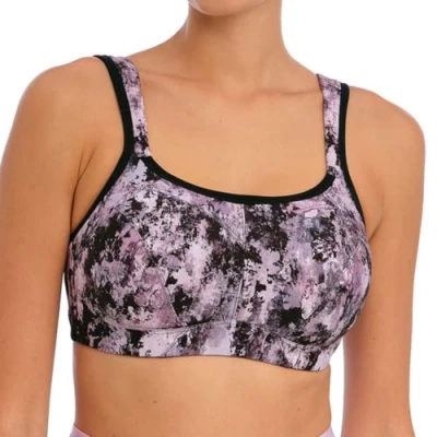 Abbildung von Freya BH High Octane Underwired Sports Bra Lila gemustert E 70 Damen