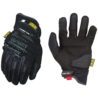 Abbildung von Mechanix Wear unisex erwachsene M pact® 2 (Small, Schwarz) Hochleistungshandschuhe mit Sto schutz, Schwarz, S EU