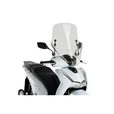 Abbildung von PUIG 20365W Rollerscheibe T.X. passend fuer HONDA SCOOPY SH350i Transparent