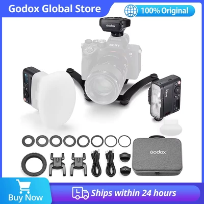 Abbildung von NEUES Godox MF12 DK1 Dental Blitzsystem TTL Blitz 2,4 GHz Wireless Control Speedlight für Sony A6400, A74, A7R5andZV E10