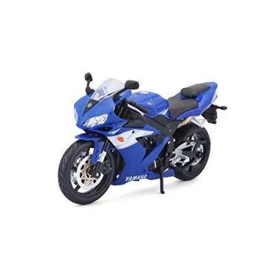 Abbildung von Maisto® Modellmotorrad Yamaha YZF R1 (blau, Maßstab 1:12), 1:12, detailliertes Modell