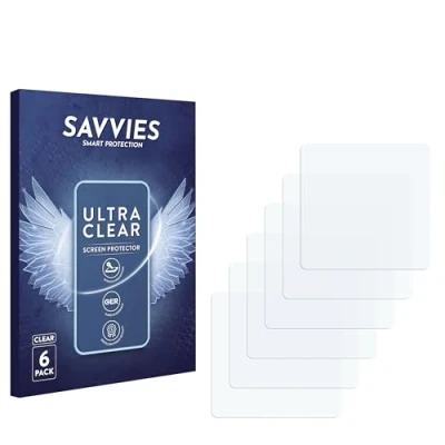 Abbildung von Savvies 6 Stück Schutzfolie für Bambu Lab A1 Mini Displayschutz Folie Ultra Transparent