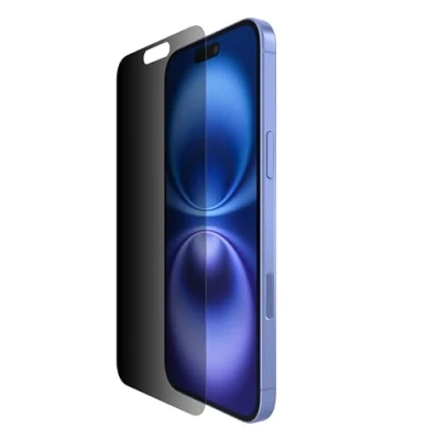 Abbildung von Belkin ScreenForce InvisiGlass iPhone 16 Plus Sichtschutz, kratzfester Stoßschutz Schutzfolie aus recyceltem Glas, blasenfreie Applikation, Displayschutz für Plus, 15 14 Pro Max