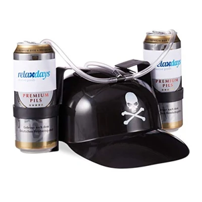 Abbildung von relaxdays Partyanzug Trinkhelm Pirat