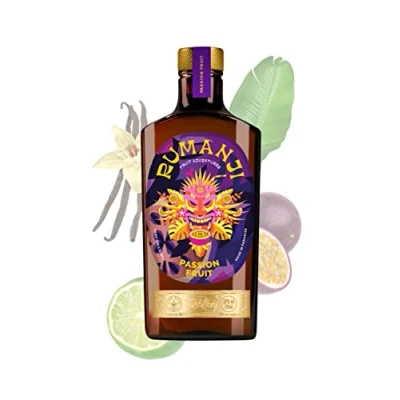 Abbildung von RUMANJI Passion Fruit Rum verfeinert mit fruchtigem Geschmack 38% Vol. 0,7 L Spiced