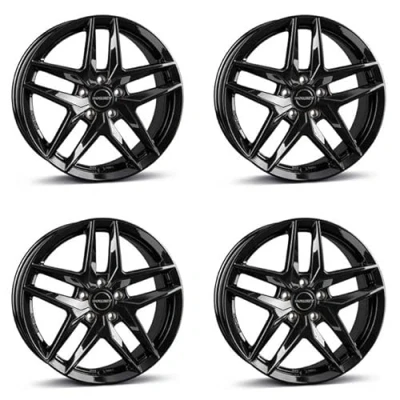 Abbildung von 4x Borbet Felgen Alufelgen Z 8x19 ET39 5x112 black glossy kompatibel mit Audi A4 A6 A8 S4 S6