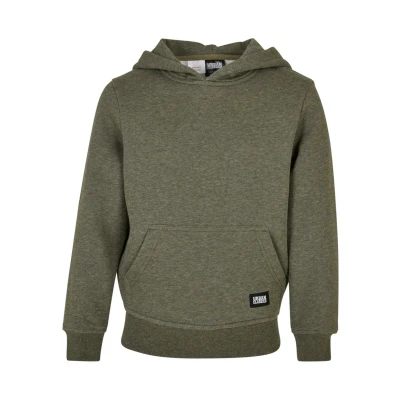 Abbildung von Urban Classics Kinder Sweatshirt für Kinder, Größe: 134/140, Darkgreenmelange