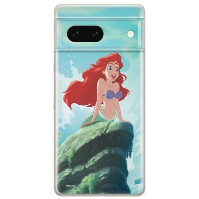 Abbildung von ERT GROUP Handyhülle für Google Pixel 7 Original und offiziell Lizenziertes Disney Muster Ariel 001 optimal an die Form des Handy angepasst, hülle aus TPU