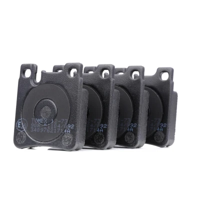 Abbildung von TOMEX brakes TX 12 73 Bremsbelagsatz Hinterachse für Verschleißwarnanzeiger vorbereitet MERCEDES BENZ: C Klasse Limousine, T modell