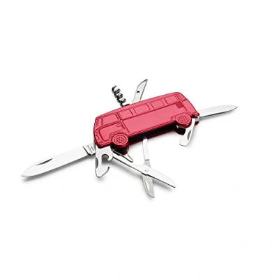 Abbildung von Volkswagen 231093889 Hat Taschenmesser, T1 Bus, rot