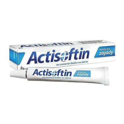 Abbildung von ACTISOFTIN Creme zur Regeneration rissiger Mundwinkel Lippenabrundungscreme rissige 8 g