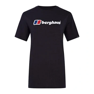 Abbildung von Berghaus Damen Boyfriend Big Classic Kurzärmeliges T Shirt, Schwarz, 40 EU