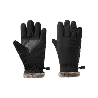 Abbildung von Jack Wolfskin Highloft Fingerhandschuh für Kinder, Größe: 116, Black