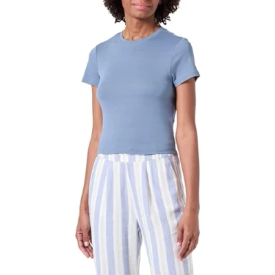 Abbildung von ONLY T Shirt Damen, Blau, XXL