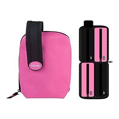 Abbildung von Federmäppchen Milan Fluo Pink Handly Multipencilcase 31 Teile