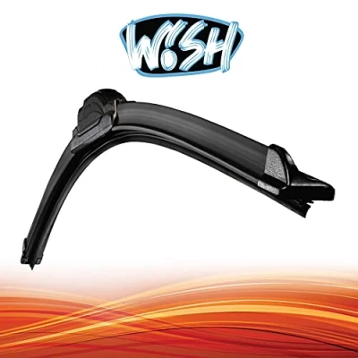 Abbildung von Wish® Universal Premium Front Scheibenwischer Länge: 26&quot; 650mm Wischblätter Vorne Flachbalkenwischer UP26.B1.A