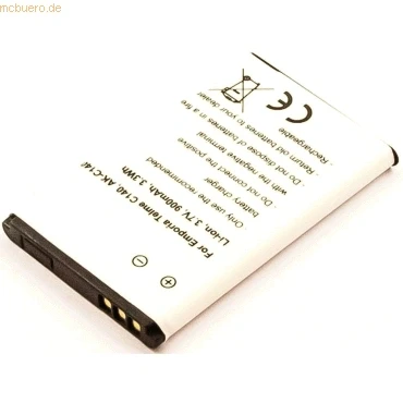 Abbildung von k.A. Akku für Doro Primo 401 Li Ion 3,7 Volt 900 mAh schwarz