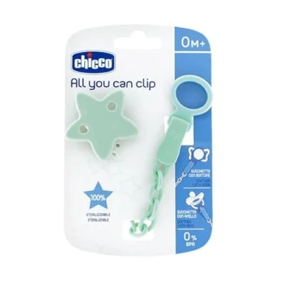 Abbildung von Clip Chicco Con Catenella All You Can Stella Verde
