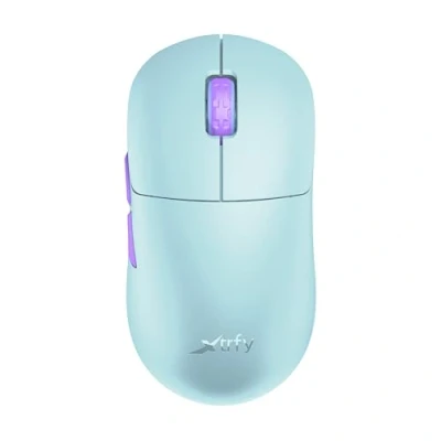Abbildung von Xtrfy M8 Wireless, Kabellose Ultraleichte Gaming Maus, Optimiert für esports, 2,4 GHz Funk, Extrem Niedrige Front Präzision, Wiederaufladbar, Frosty Mint