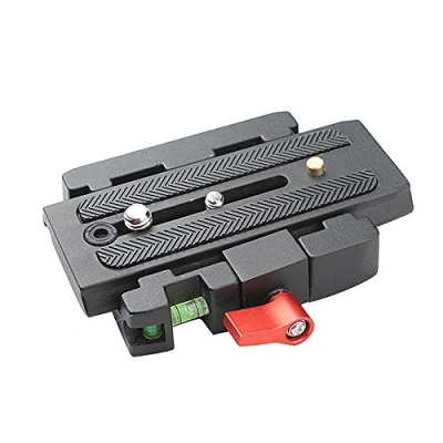 Abbildung von Ander Oplak Schnellauslöser Kamera Stativ Clip Adapter mit Schnellwechselplatte kompatibel umgekehrt Kopf 501 500Ah 701HDV 503HDV Q5 (# 1)