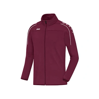 Abbildung von JAKO Kinder Trainingsjacke Classico mit Durchgehendem Rv, maroon, 164, 8750