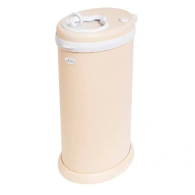 Abbildung von Ubbi Stainless Steel Nappy Pail, Odor Locking, No Special Bag Required, Award Winning, Registry Must Have, Oat Milk
