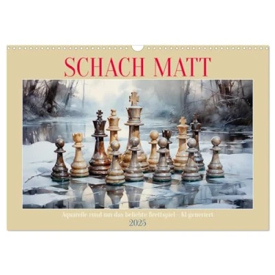 Abbildung von Schach Matt (Wandkalender 2025 DIN A3 quer), CALVENDO Monatskalender