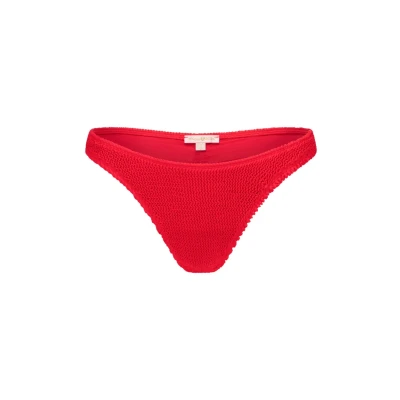 Abbildung von Moda Minx Scrunch Fixed Bikinihose, Damen, Größe: Medium, Red