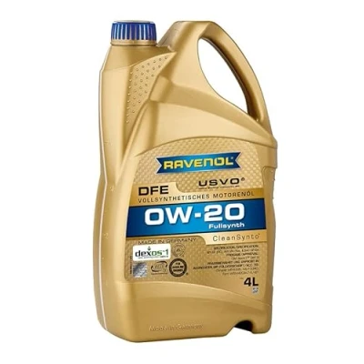Abbildung von Ravenol DFE 0W 20 4l Motoröl 1111109 004 01 999 TOYOTA: Aygo, Auris Schrägheck, Yaris II HYUNDAI: i40 Kombi, ix35, Tucson