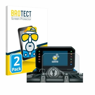 Abbildung von BROTECT Entspiegelungs Schutzfolie für Suzuki GSX 8S 2023 (2 Stück) Matte Displayschutz Folie, Anti Reflex, Fingerprint