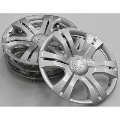 Abbildung von Skoda 5J0071455A Radkappen (4 Stück) Radblenden 15 Zoll Stahlfelge 6.0Jx15 Radzierblenden