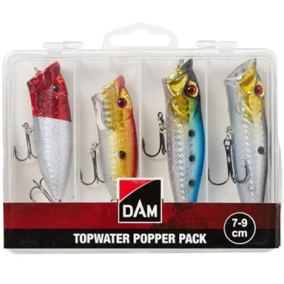 Abbildung von Ron Thompson Topwater Popper Pack in Box 4 Stück Oberflächenköder