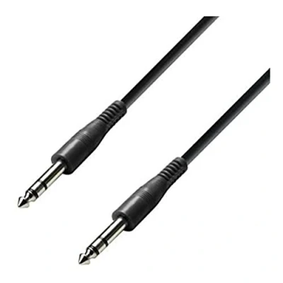 Abbildung von Adam Hall K3 BVV 0090 ECO Patchkabel 6, 3 mm Klinke stereo auf 0, 9 m