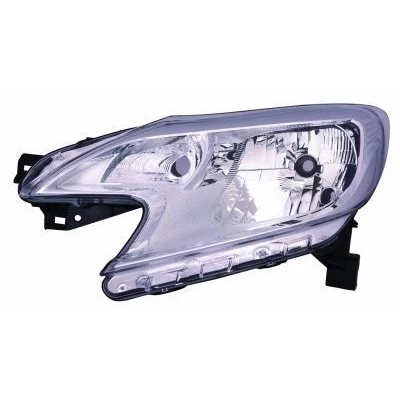 Abbildung von ABAKUS 215 11G8L LD EM Scheinwerfer links H4, PY21W, W5W ohne Lampenträger, Glühlampe P43t, BAU15s NISSAN: Note II Hatchback