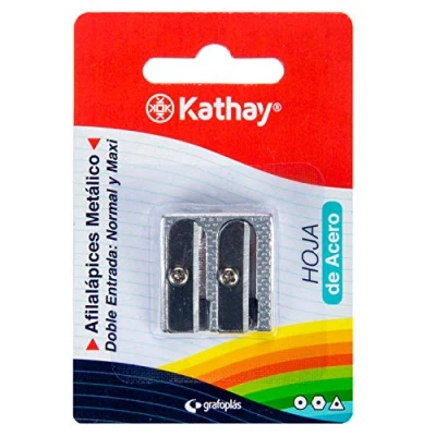 Abbildung von Kathay 86614300 Doppelter Metallspitzer: Normal und Maxi, Stahlklinge,