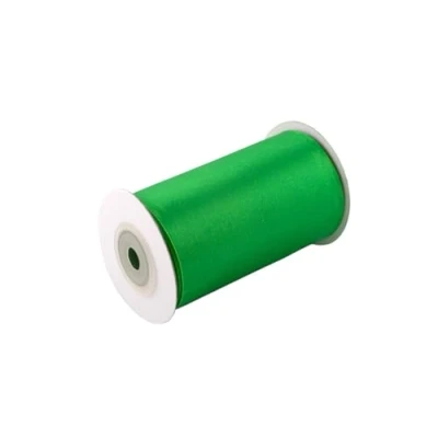 Abbildung von Satinband 100mm x 10m Rolle FARBAUSWAHL in 3/6/12/18/25/38/50/75/100mm farbecht &amp; waschbar Schleifenband für Ostern Geschenkband zum Verpacken Dekorieren Basteln Grün 580