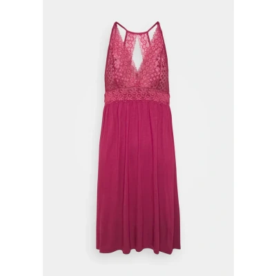 Abbildung von Lascana Negligee Nachthemd, Damen, Größe: 36/38, Bordeaux