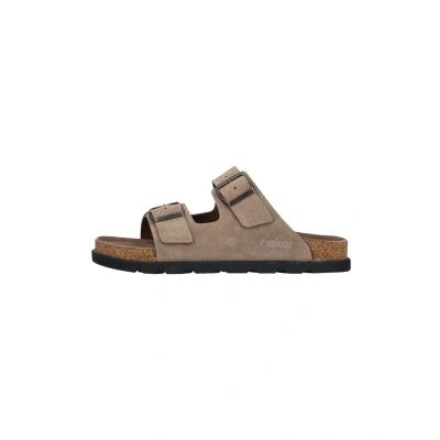 Abbildung von Rieker Bendigo Pantolette flach, Herren, Größe: 41, Marron Schuhe