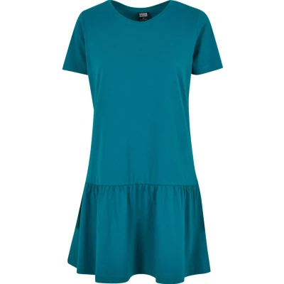 Abbildung von Urban Classics Valance Jerseykleid, Damen, Größe: XL, Watergreen