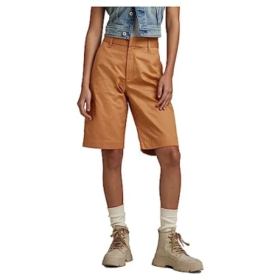 Abbildung von G STAR RAW Damen Chino Bermuda Shorts, Braun (chipmunk D22900 C962 3886), 30