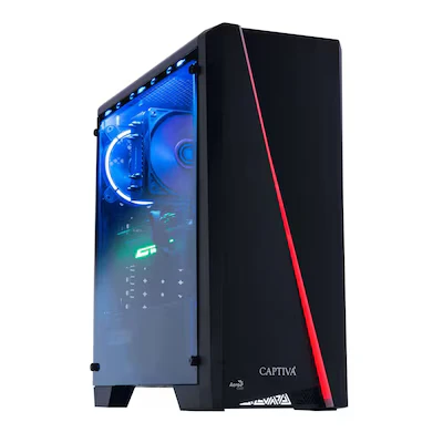 Abbildung von Captiva Advanced Gaming PC R90 128 AMD Ryzen 5 4500, 16GB RAM, 1000GB SSD, GeForce RTX 3050, Wi Fi6, Windows 11 Home