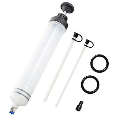 Abbildung von LEMOTO Ölabsaugspritze 500mL Ölspritze Ölabsaugpistole,Handpumpe,Flüssigkeitsabsauger und Füllpumpe,Geeignet für Bremsflüssigkeit,Getriebeöle,Kühlmittel,Motor,Ölabsauger Umfüllpumpe