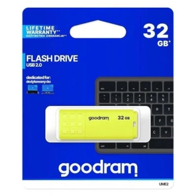 Abbildung von goodram Ume2 0320Y0R11 USB Stick, 32 GB, 2.0, Gelb