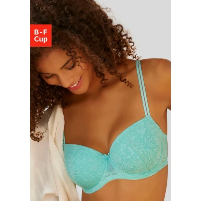 Abbildung von Lascana Balconnet MOLD FOAM BRA Bügel BH, Damen, Größe: 70C, Mint
